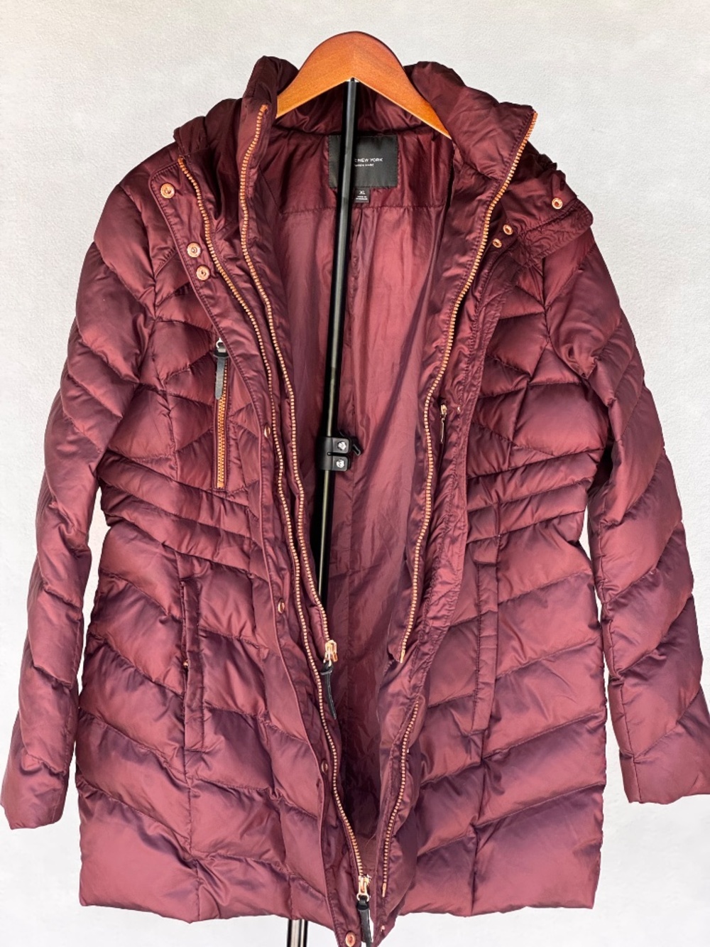 ANDREW MARC NEW YORK QUILTED WINTER PUFFER COAT - SIZE XL - Picture 3 of 9